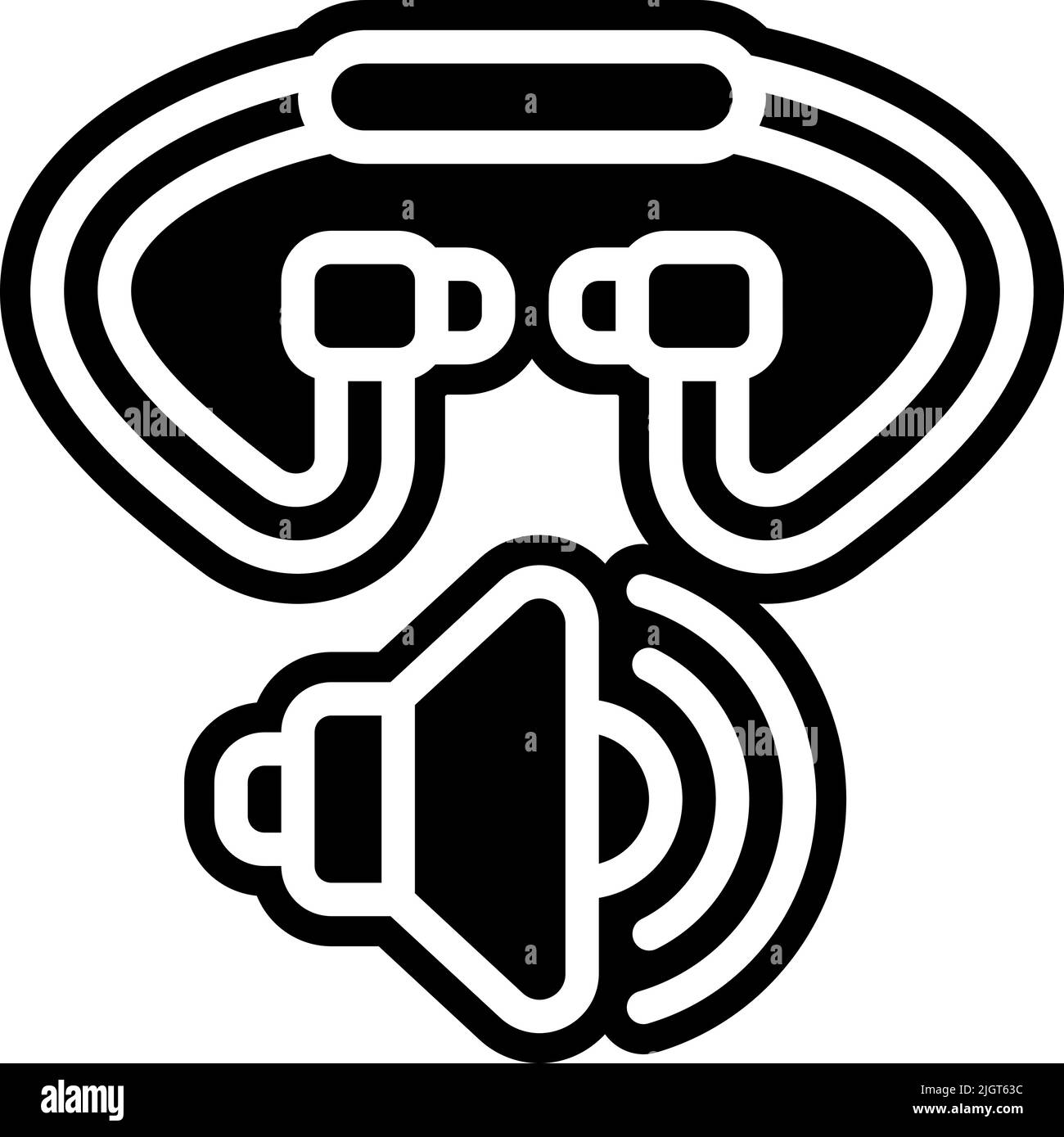 Studio wireless earbuds icon Stock Vector Images - Alamy