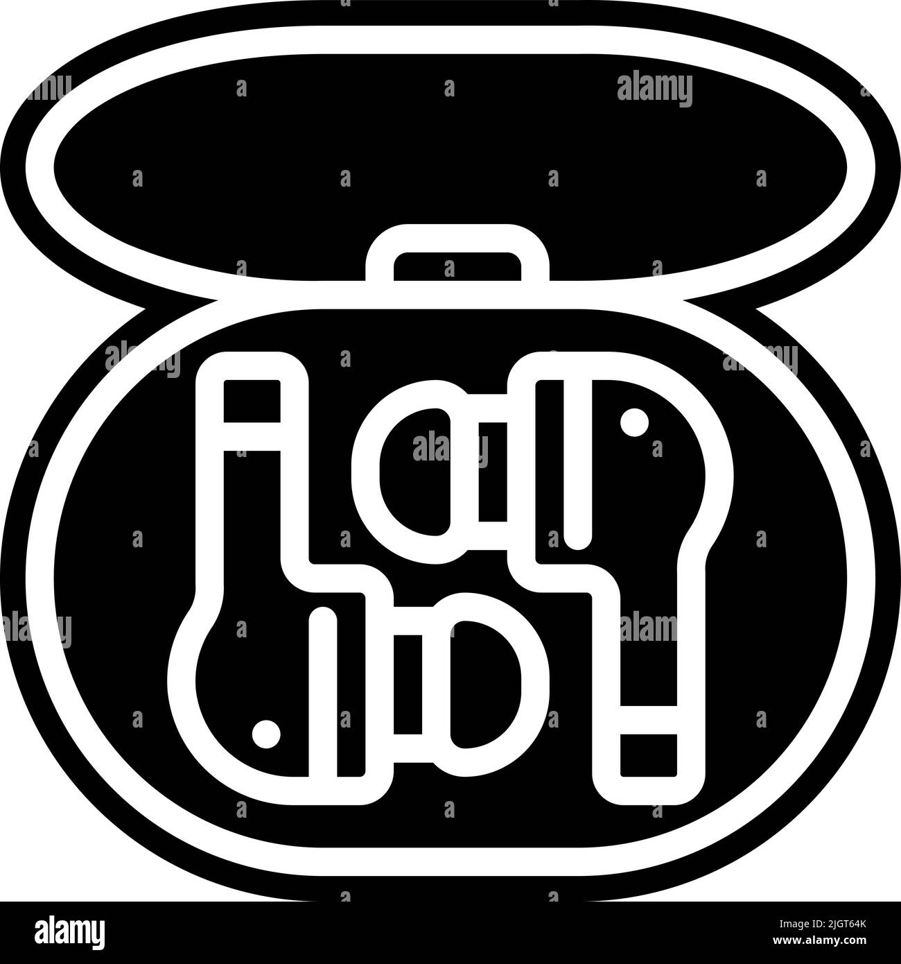 Wireless audio earbuds icon Stock Vector Image & Art - Alamy