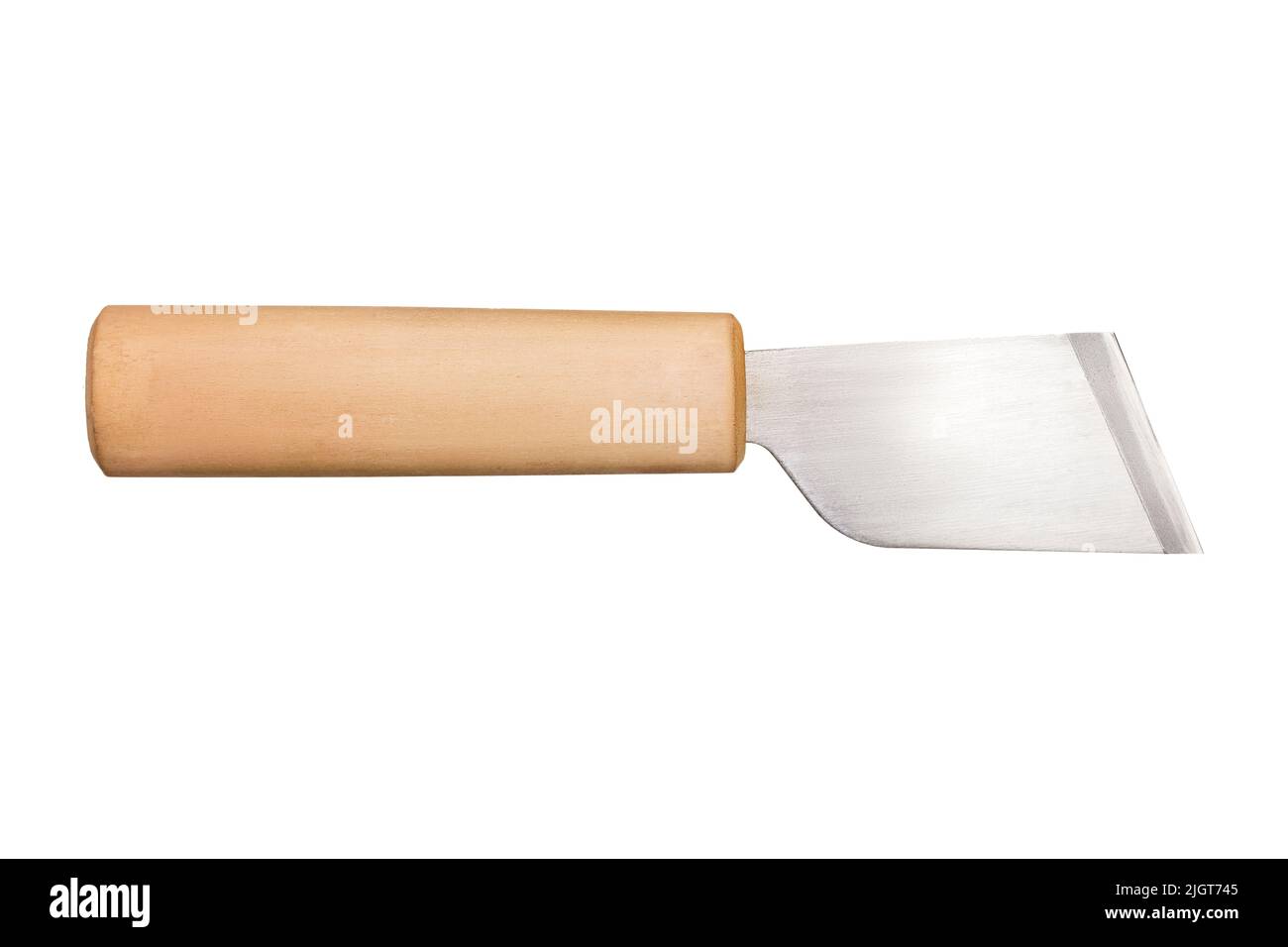 Leather knife isolated on white background. Leather craft tool Stock