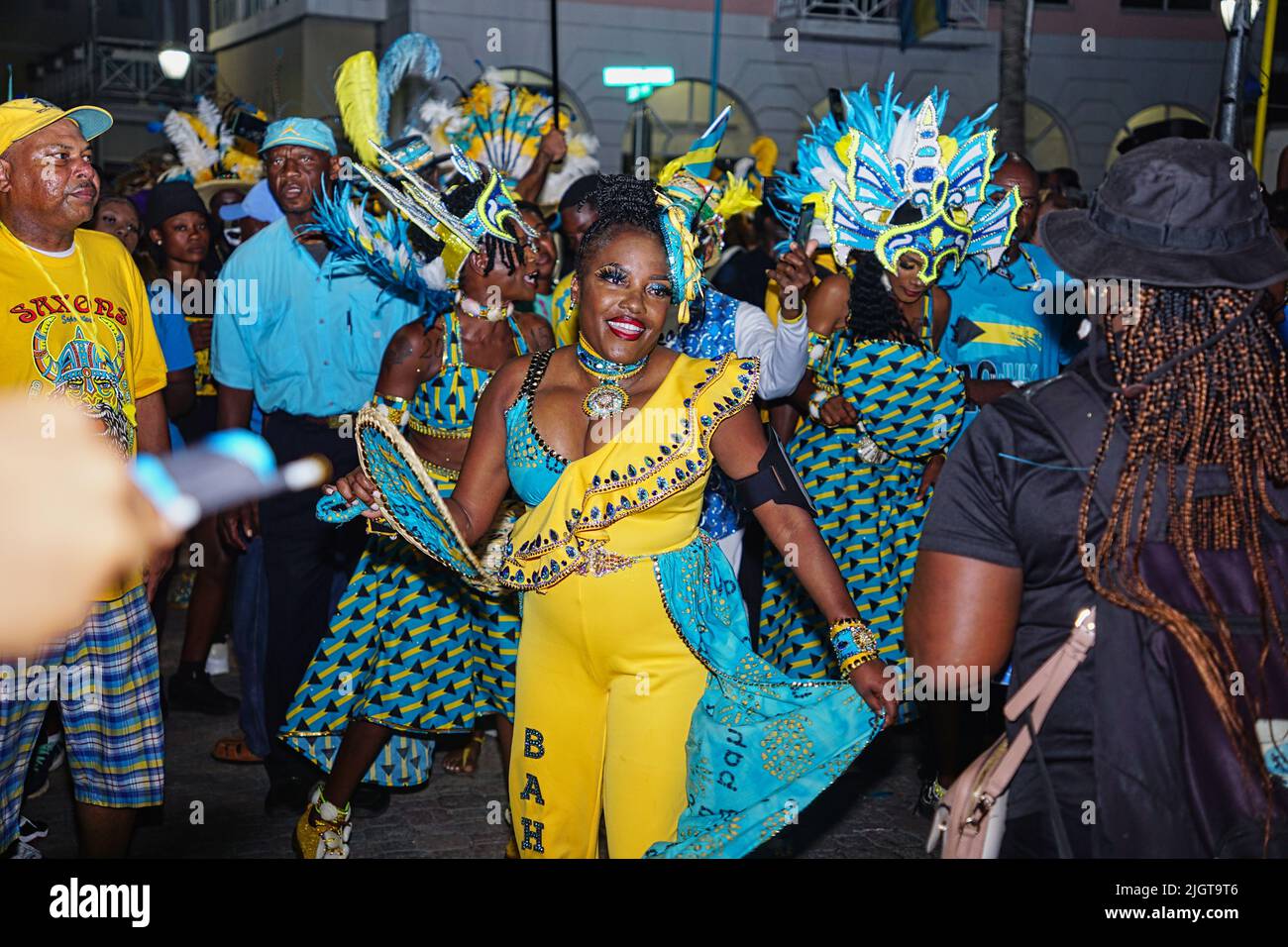 The 49th Independence Day Junkanoo Street Parade in Nassau The Bahamas ...