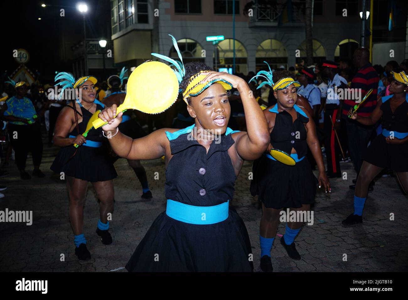 The 49th Independence Day Junkanoo Street Parade in Nassau The Bahamas Stock Photo