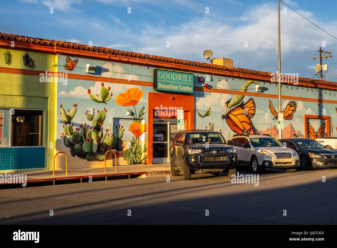 Tucson, AZ, USA Oct 16, 2021 The Goodwill donation center Stock