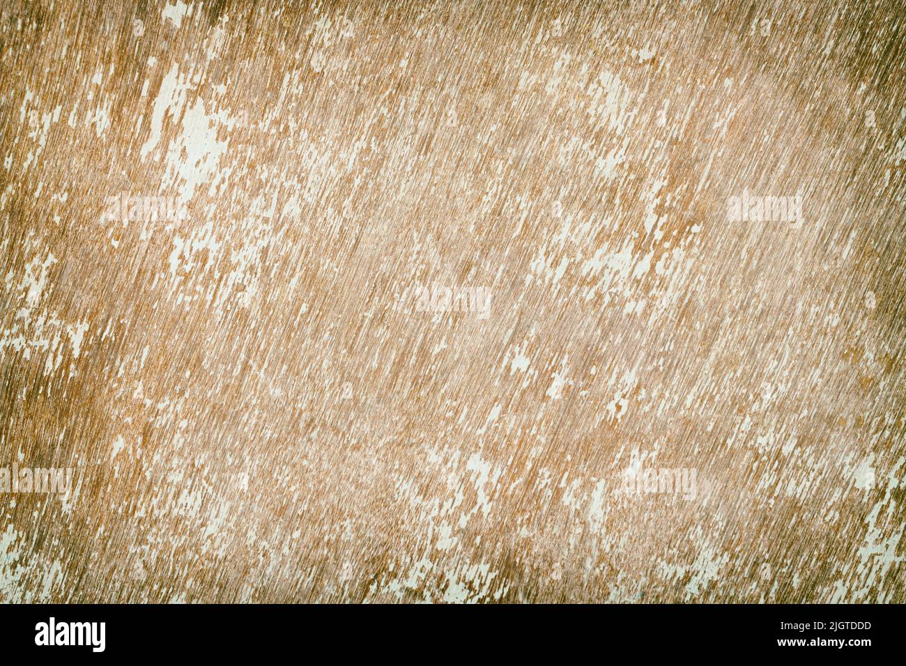 old wood vintage and white peeling paint texture for background Stock Photo