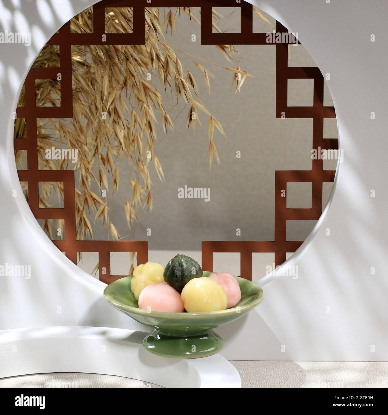 Korean Honey Rice Cake Or Kkultteok Stock Photo Alamy