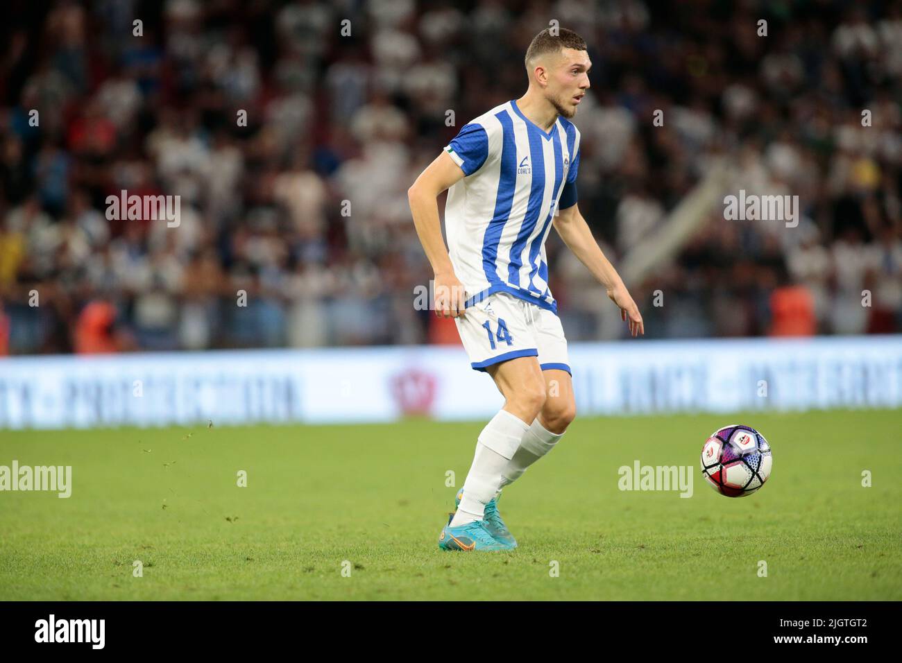 Marsel Ismajgjeci of Kf Tirana during the first round of UEFA Champions  League 2022-2023, football match between Kf Tirana and F91 Dudelange at Air  Al Stock Photo - Alamy