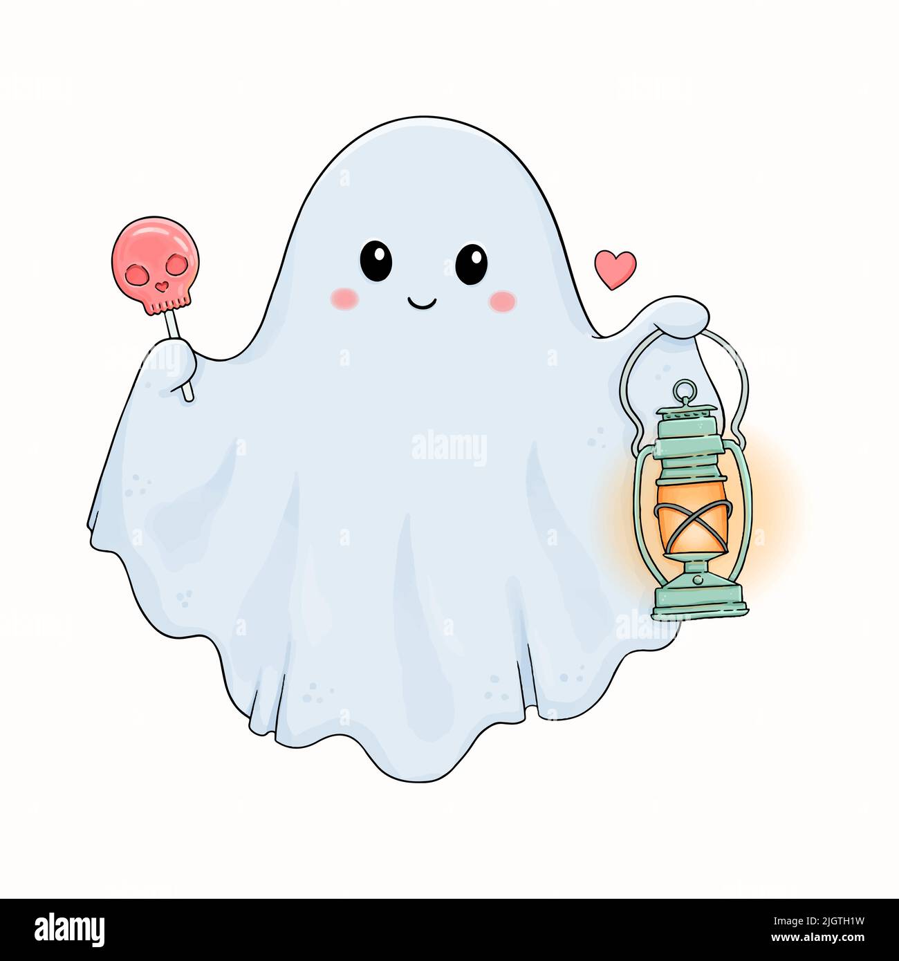 Lantern Ghost Stock Vector Images Alamy