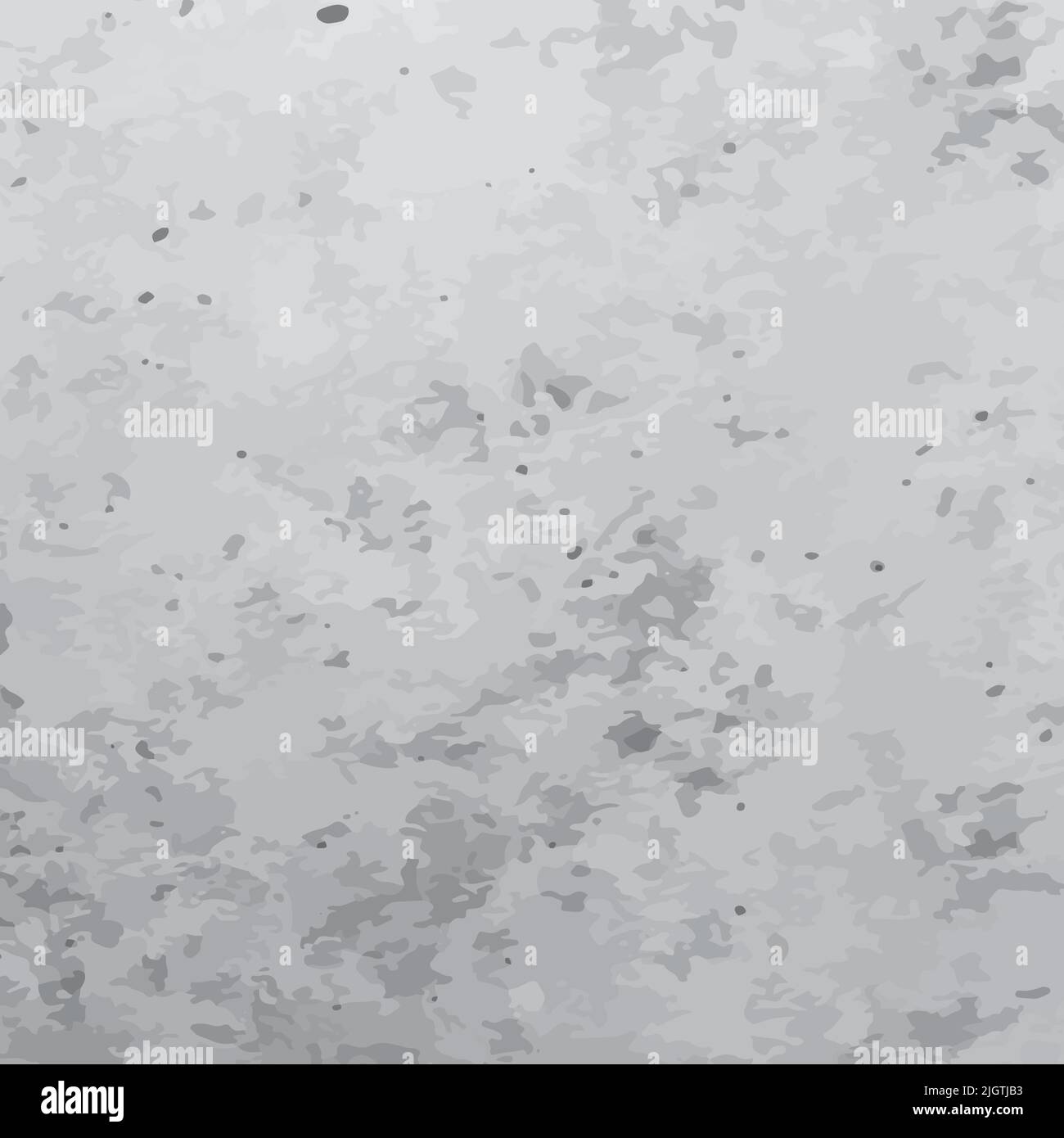 Vector texture plastered wall, black and white texture chaotic plaster pattern, vector textured background Stock Vector
