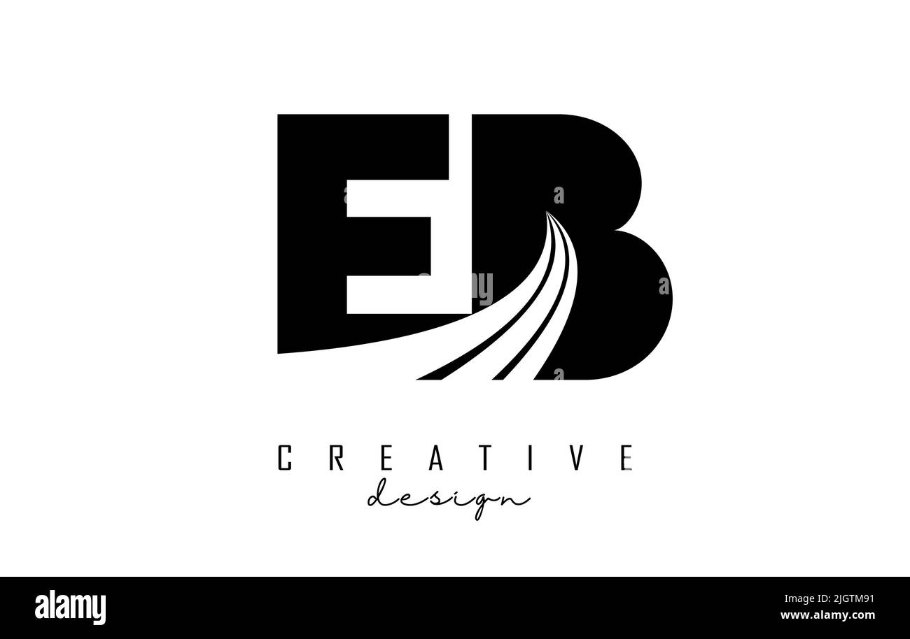 creative Letter EB logo design black and white logo elements. simple letter  EB letter logo,Business corporate letter EB logo design vector Stock Vector  Image & Art - Alamy