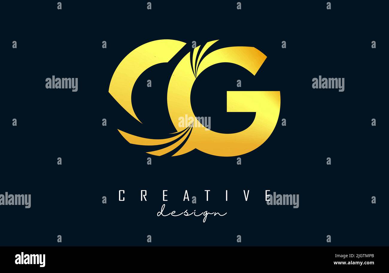 CG logo with the theme of galaxy speed and style that is suitable for  creative and