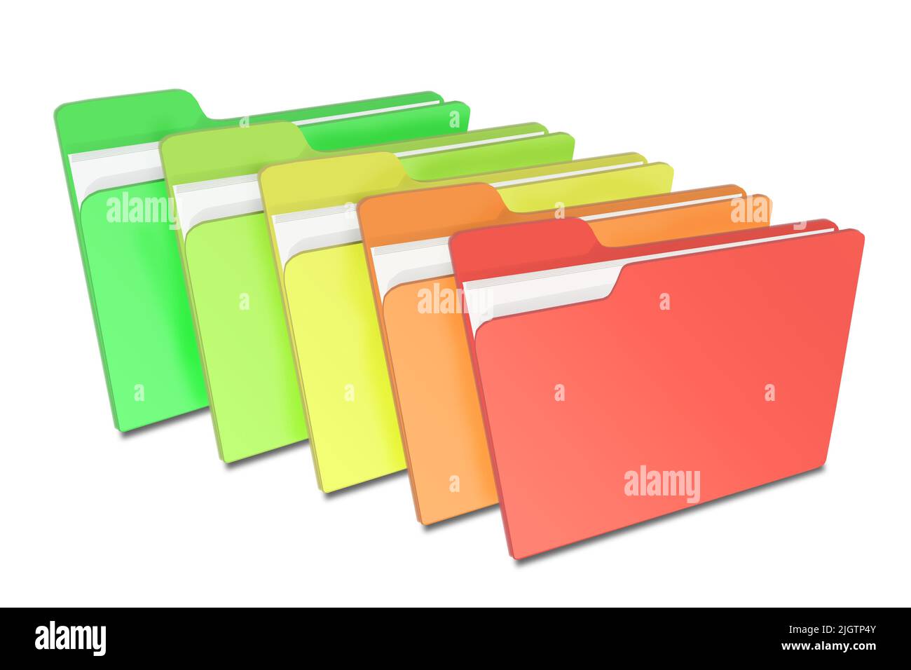 Minimal design, folder of computer 3d illustration Stock Photo Alamy