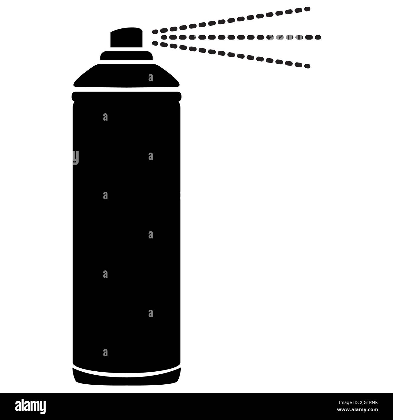 spray icon on white background. black spray can sign. spray can ...