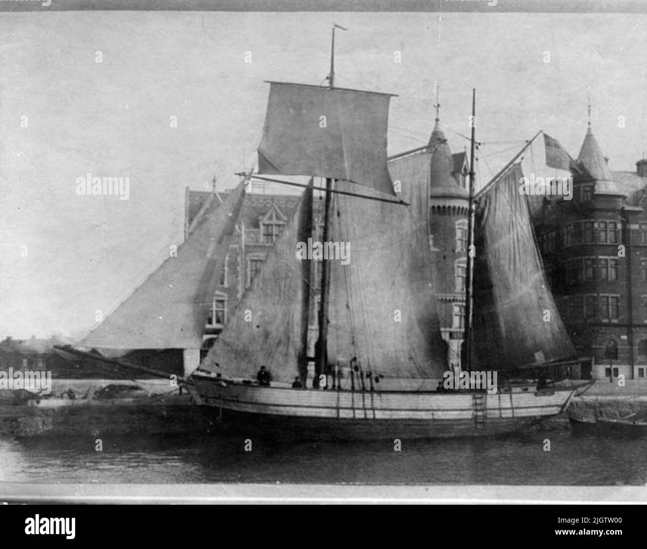 Written on the back: Grelisons Galeas Anna in Gävle 1899 For built in ...