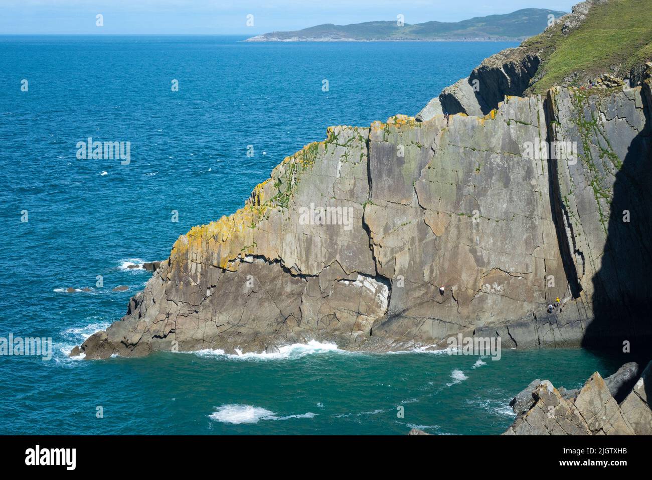 England, Devon, Baggy Point towards Long Rock Stock Photo