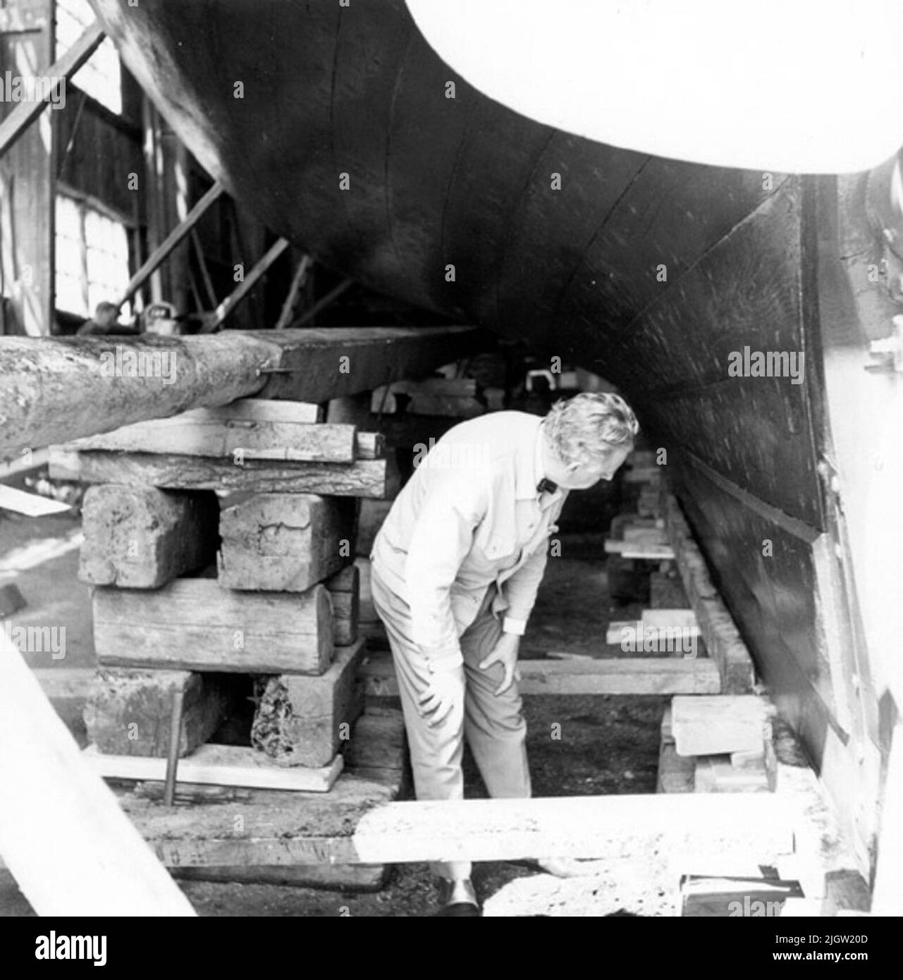 Fishing boat launch Black and White Stock Photos & Images Alamy