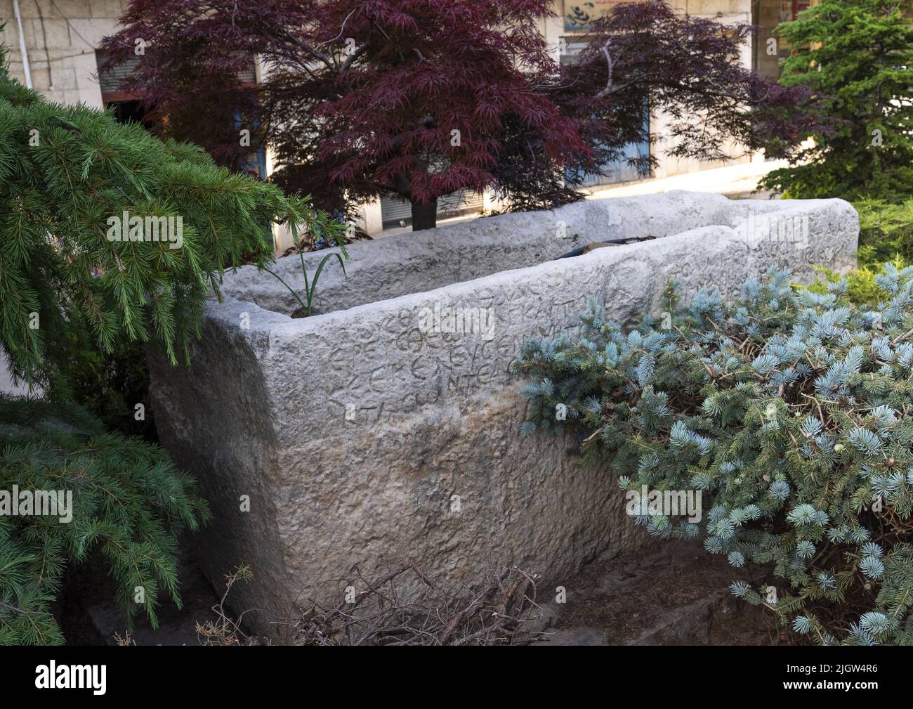 Grave of Castor of the two Gods, Mount Lebanon, Douma, Lebanon Stock Photo