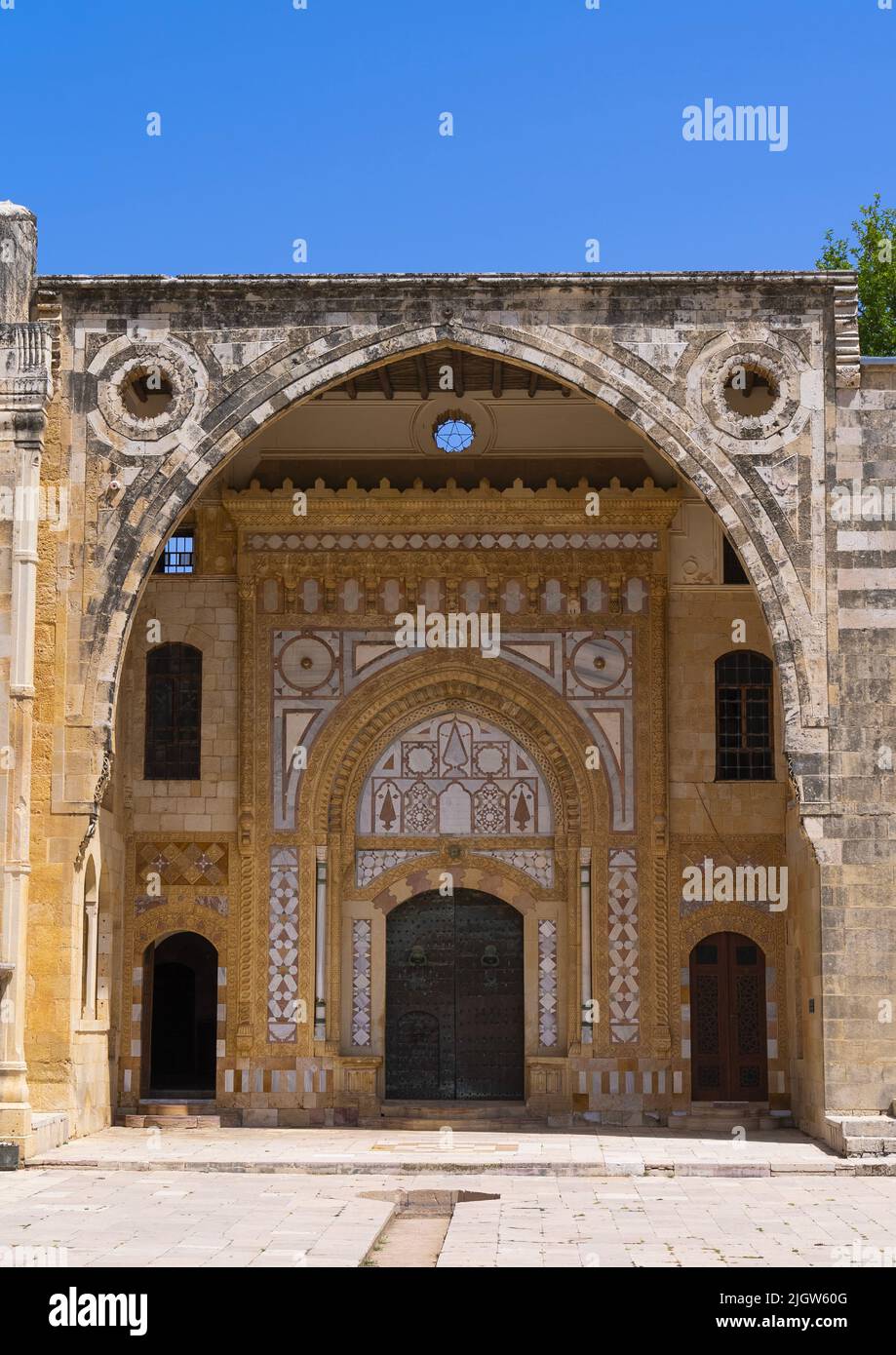 Beiteddine Palace entrance door, Mount Lebanon Governorate, Beit ed