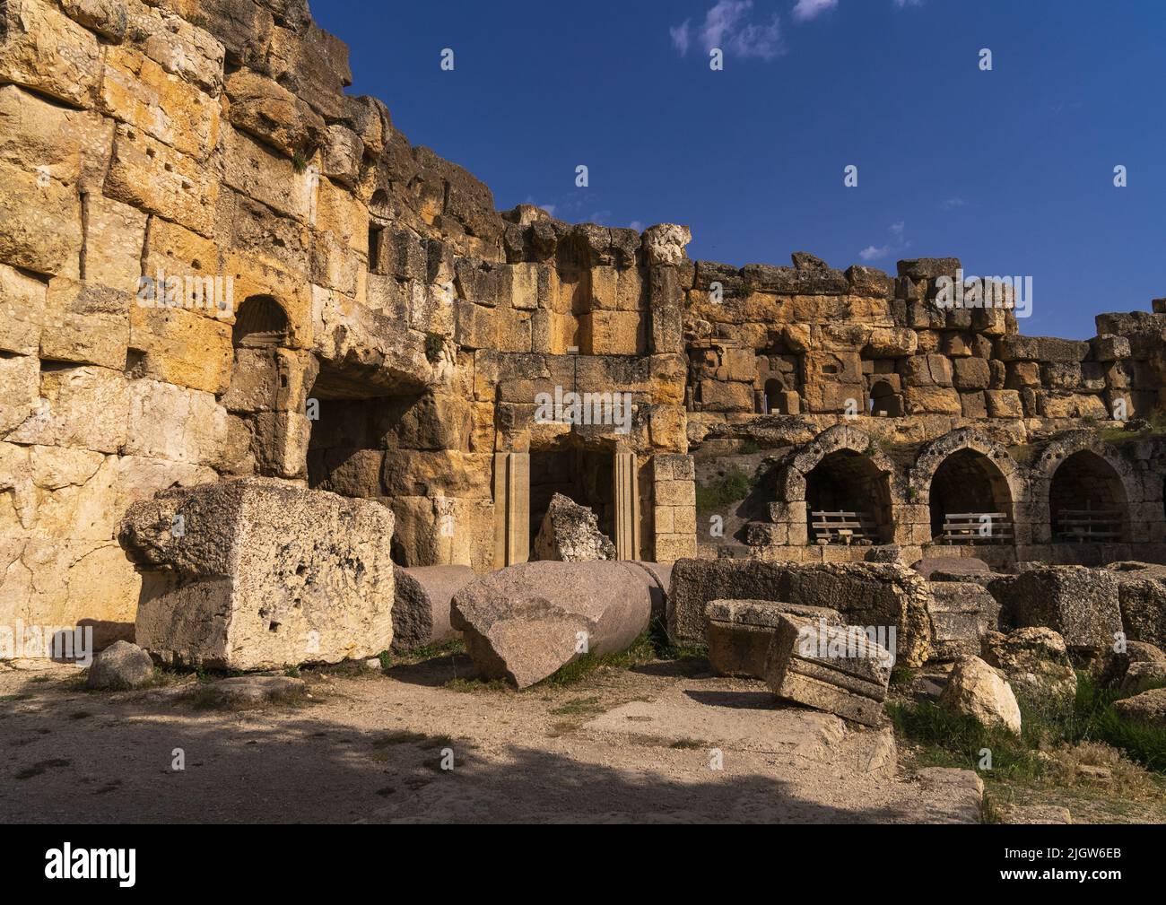 Great court of the temple complex, BaalbekHermel Governorate, Baalbek