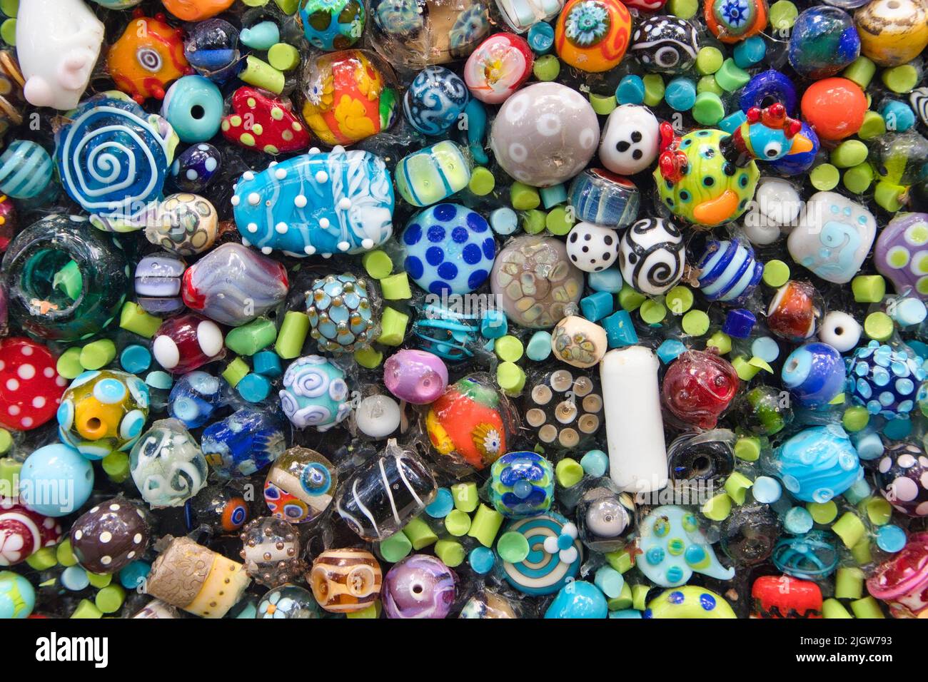 Multiple little stones and pieces background Stock Photo