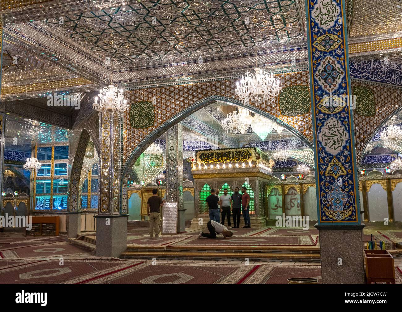 Shrine of Sayyida Khawla daughter of Imam Hussein, Baalbek-Hermel Governorate, Baalbek, Lebanon Stock Photo