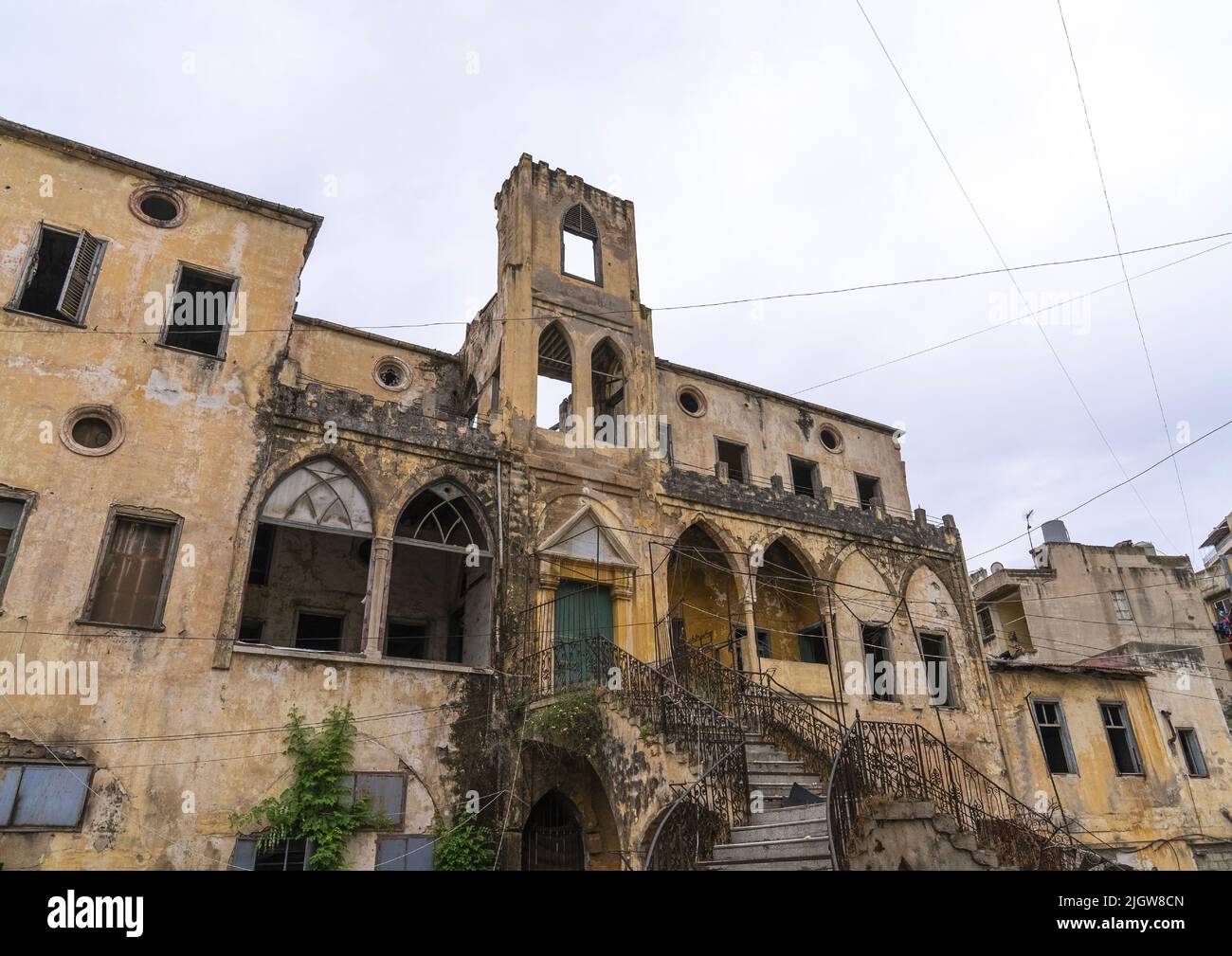 Old traditional abandoned lebanese house, North Governorate, Tripoli