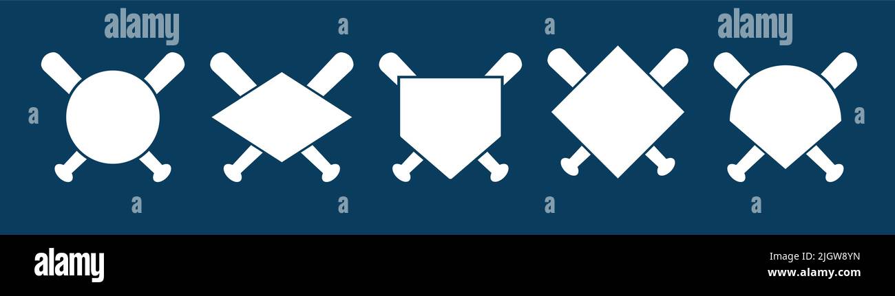 Baseball Home Plate Vector Icon. Vector Template Design. Silhouette. Playing. Home base. Sport. Stock Vector