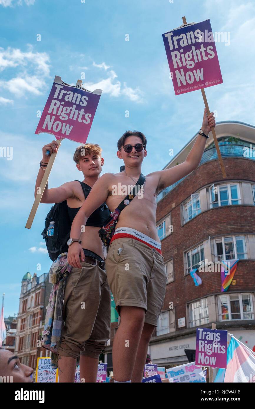 Trans Community and Supports do their yearly march through London ...