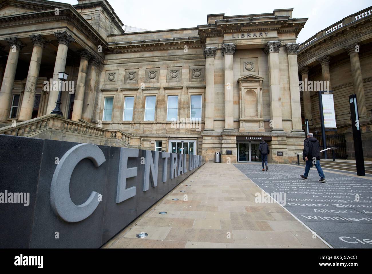 Liverpool Central Library merseyside england uk Stock Photo