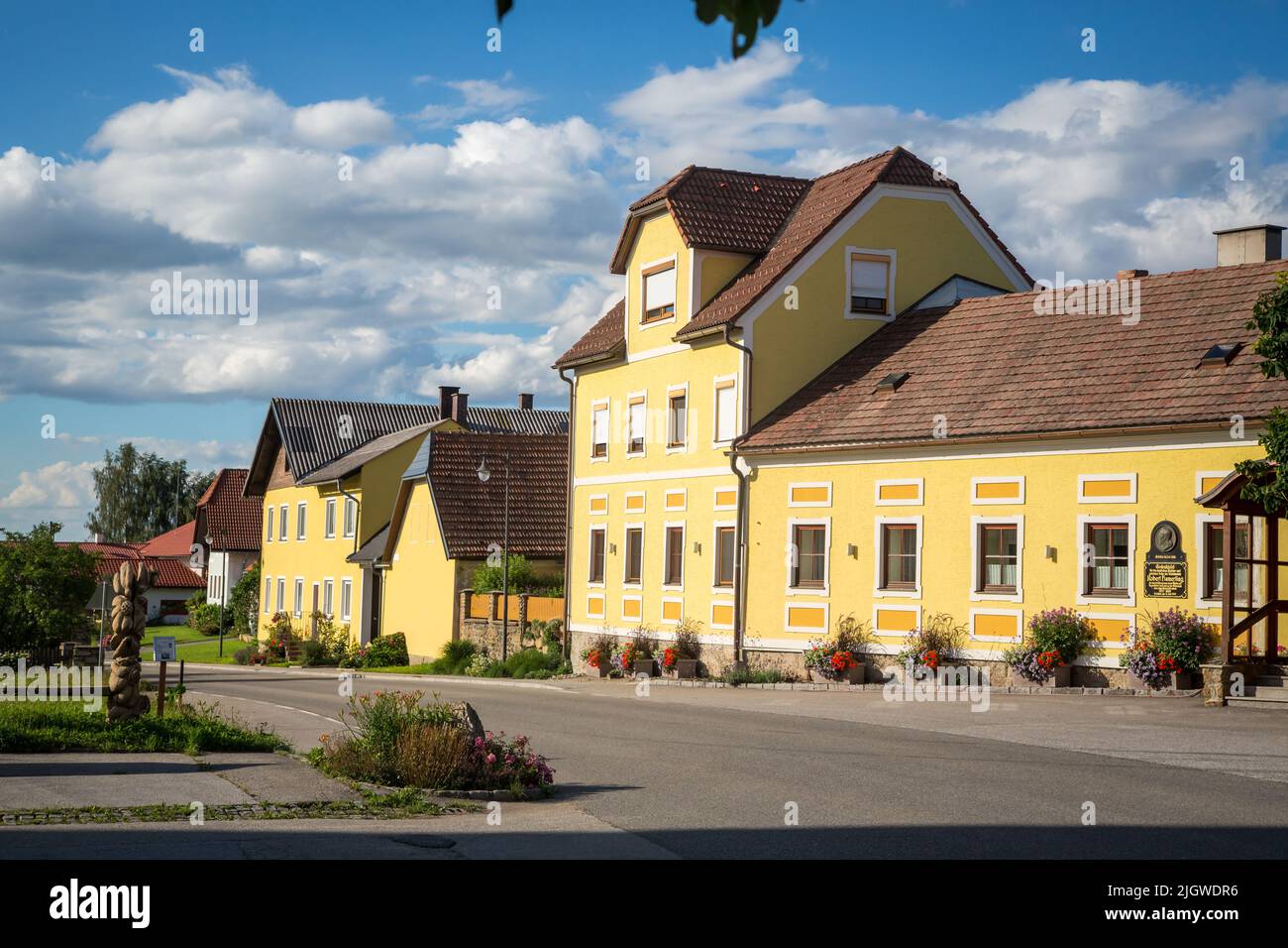 Small town Großschönau, Waldviertel, Austria Stock Photo