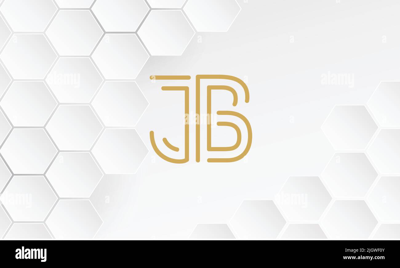 JB, BJ Abstract logo design Stock Vector Image & Art - Alamy