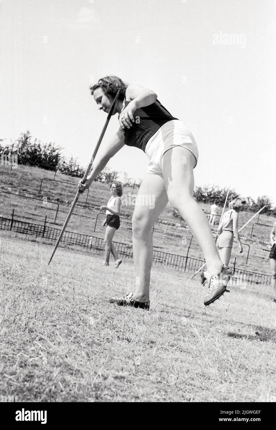 Beim LeichtathletikSportfest im Poststadion in Berlin, Deutschland