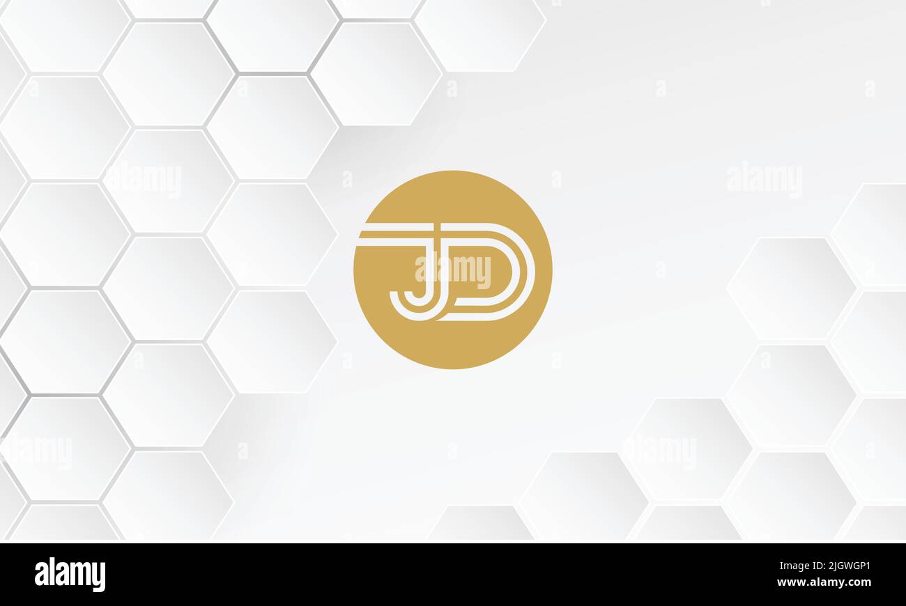 JD ,DJ Abstract letters Logo Monogram Stock Vector