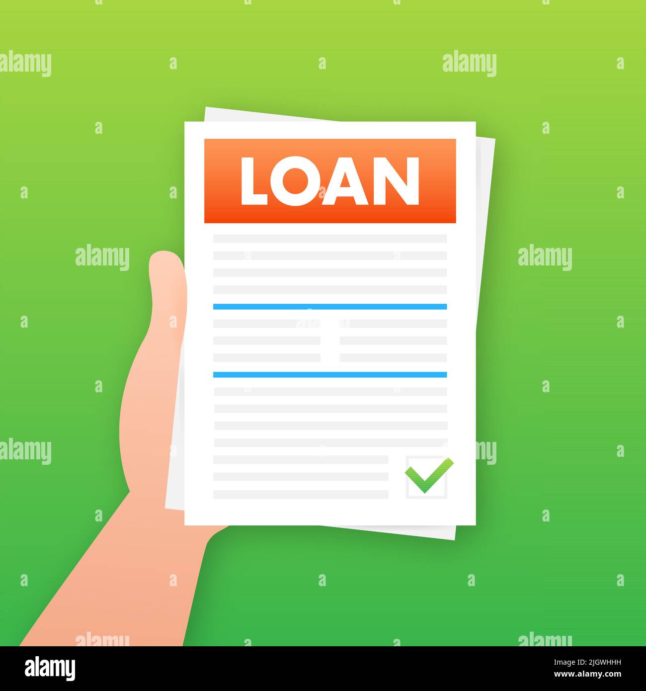 Loan agreement borrow money. Bank loan, credit agreement. Bank credit
