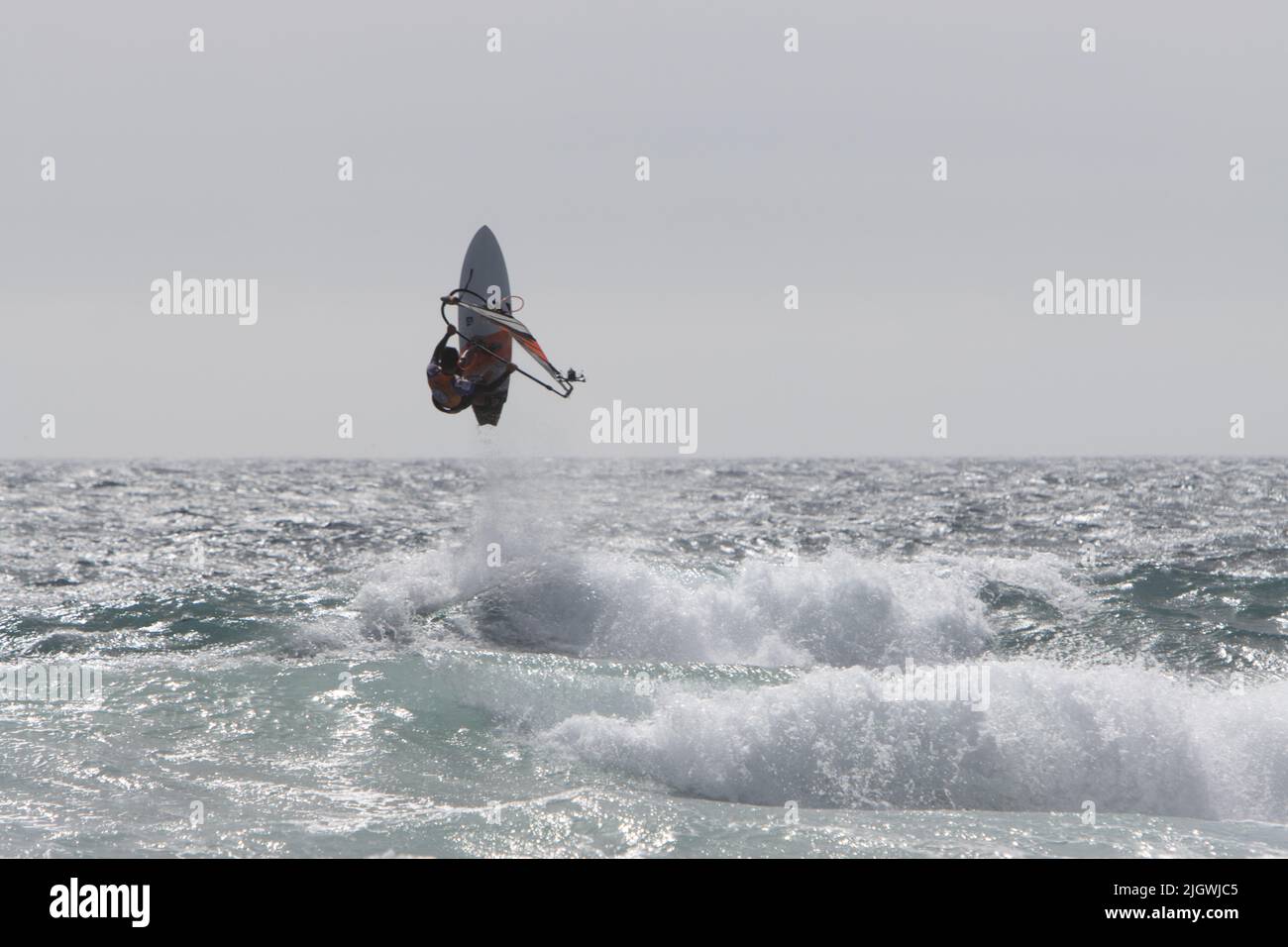 Gran Canaria Espa a Julio 15 2022 Windsurfers Enjoy Windy Winter 