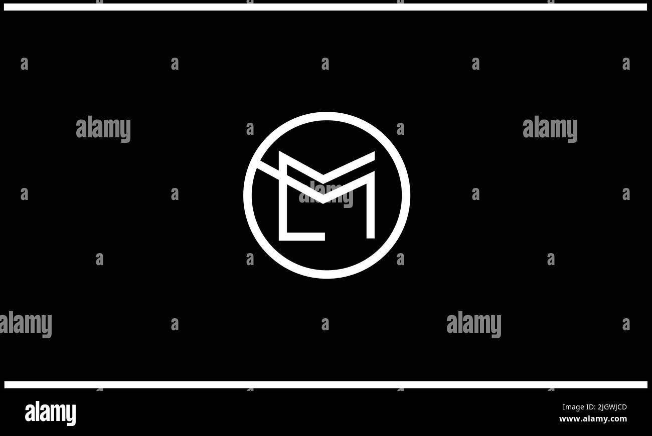 LM ML Abstract Letters Logo Monogram Stock Vector Image Art Alamy