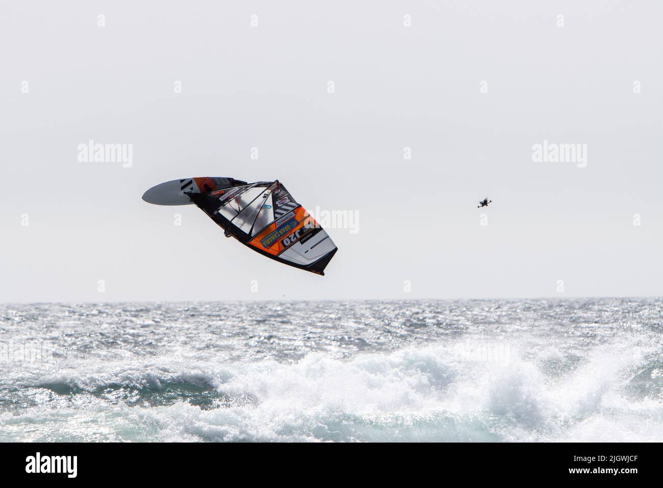 Gran Canaria Espa a Julio 15 2022 Windsurfers Enjoy Windy Winter 