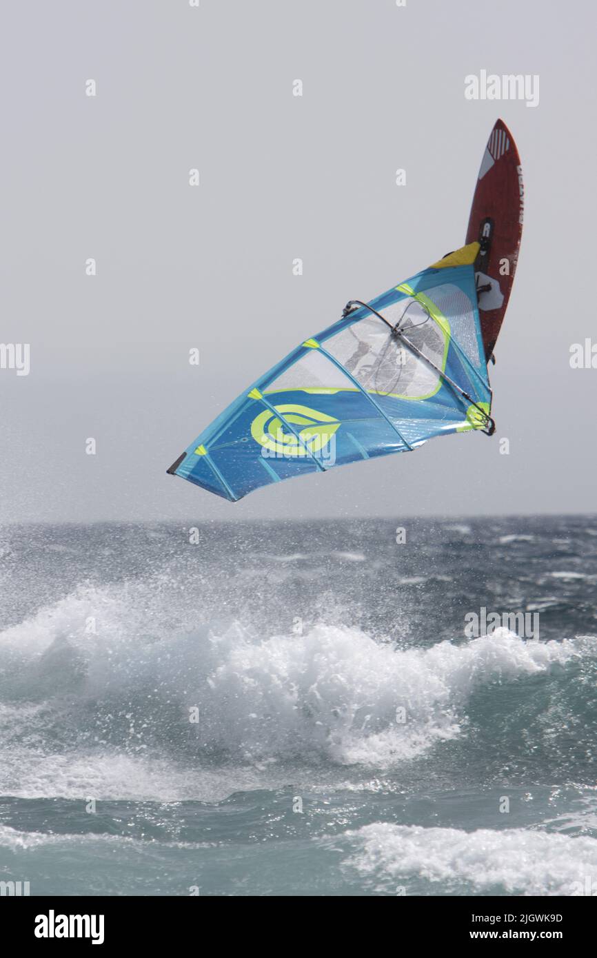 Gran Canaria Espa a Julio 15 2022 Windsurfers Enjoy Windy Winter 