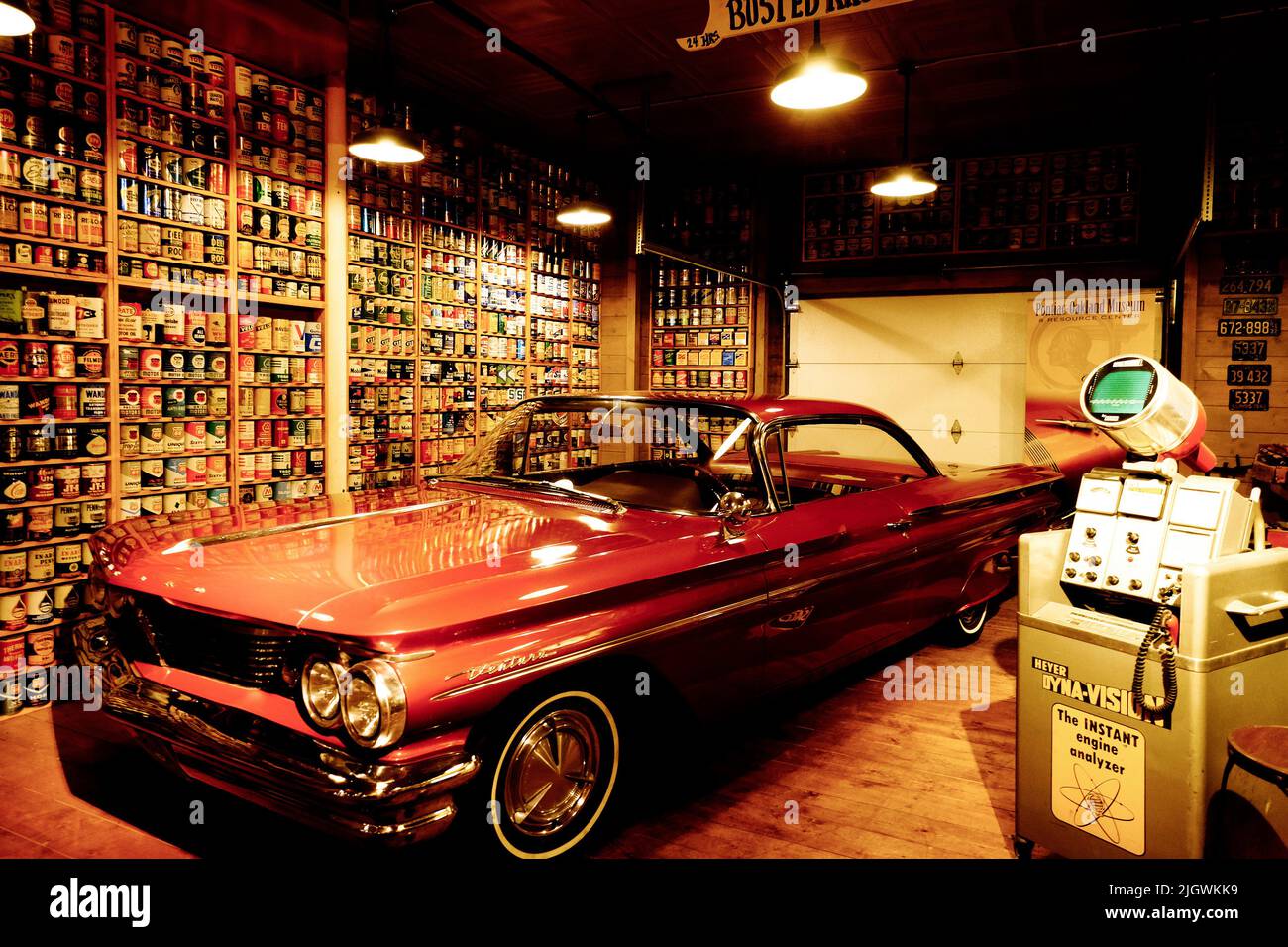 Pontiac Ventura at the Pontiac Museum, Pontiac, Illinois, United States