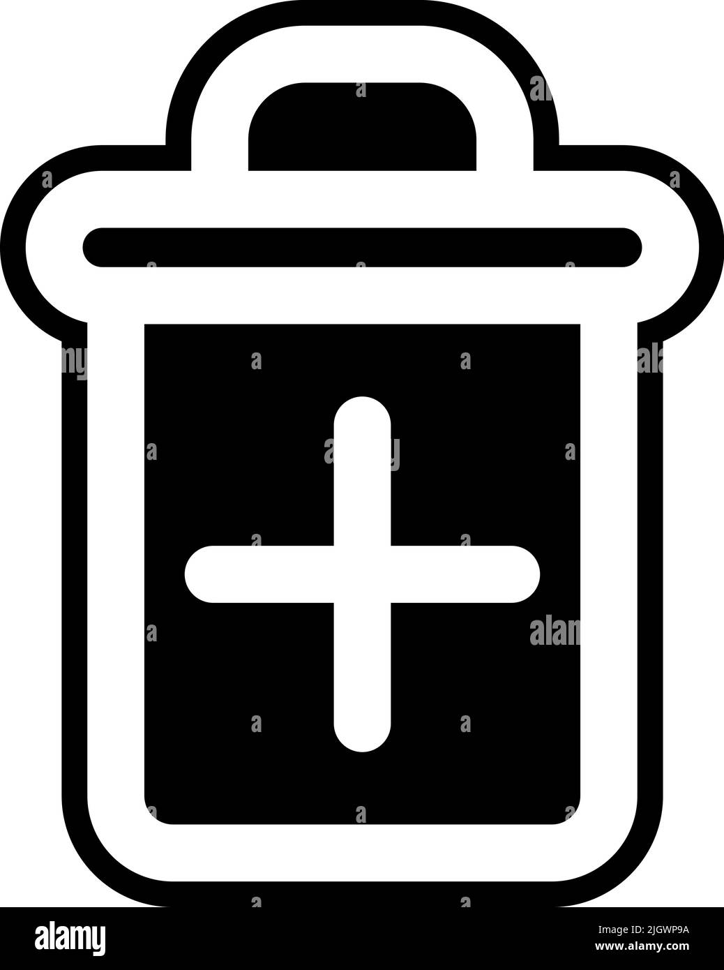 add-trash-icon-stock-vector-image-art-alamy