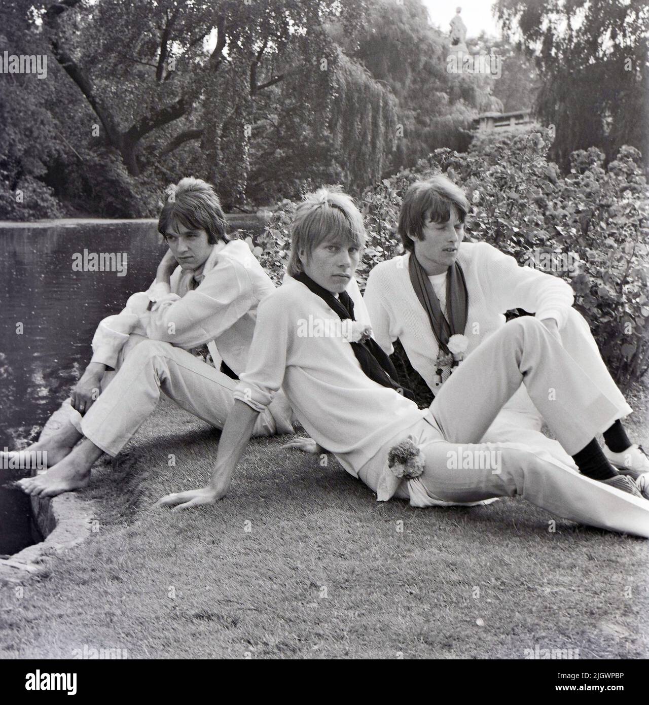 JOHN'S CHILDREN  UK pop group in 1966 before Marc Bolan joined them. Stock Photo