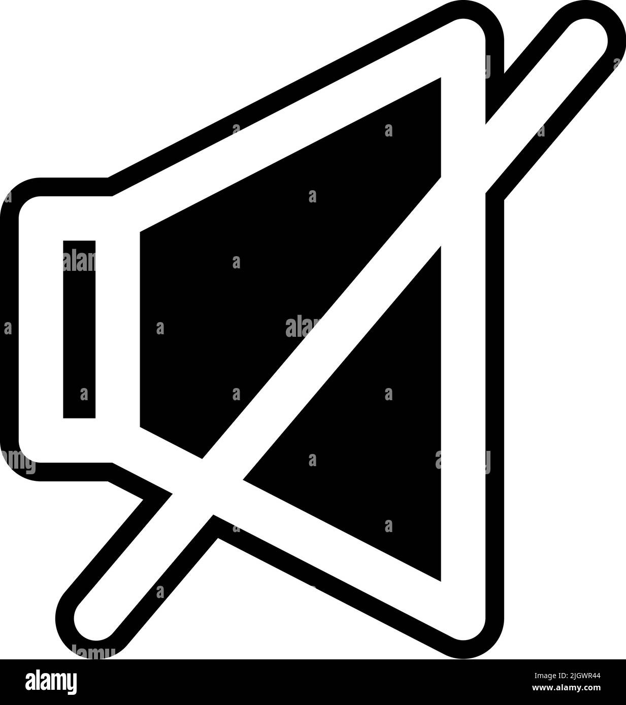 Audio and video mute icon Stock Vector Image & Art Alamy