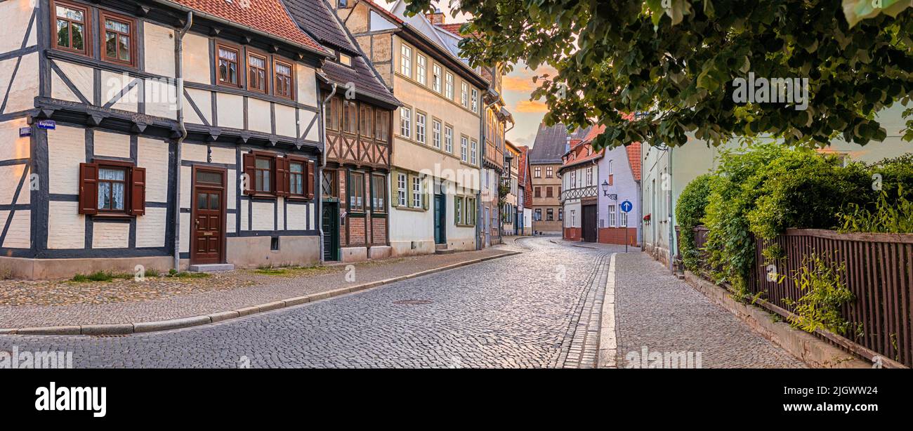 Bilder aus Quedlinburg im Harz Stock Photo