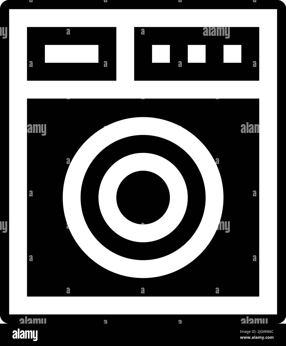 Bathroom washing machine Stock Vector Images Alamy