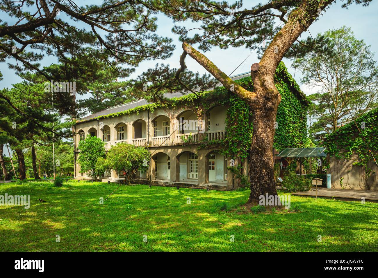 Pine Garden, a former Japanese military office in hualien, taiwan Stock Photo