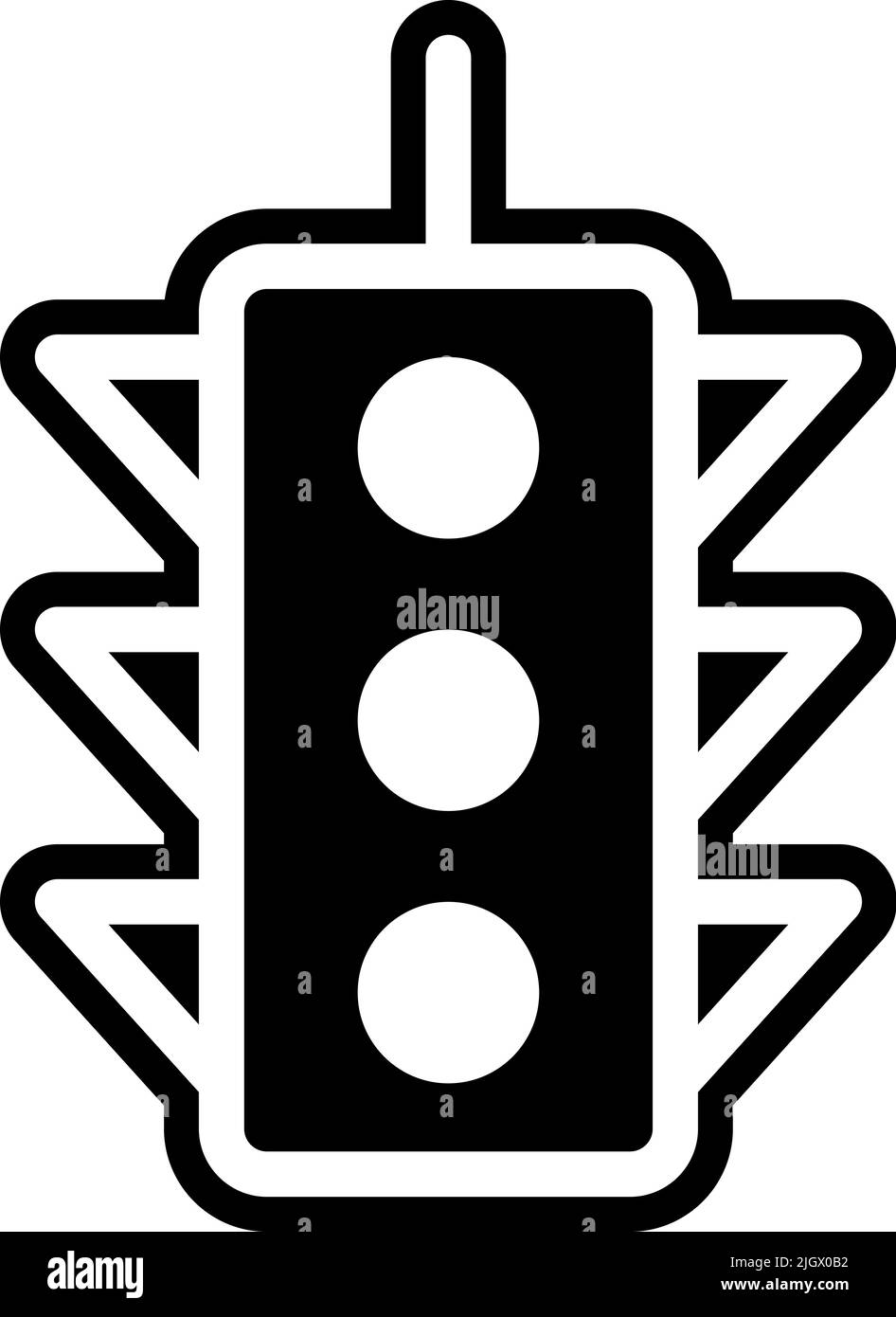 Control lights icon simple Stock Vector Images - Alamy