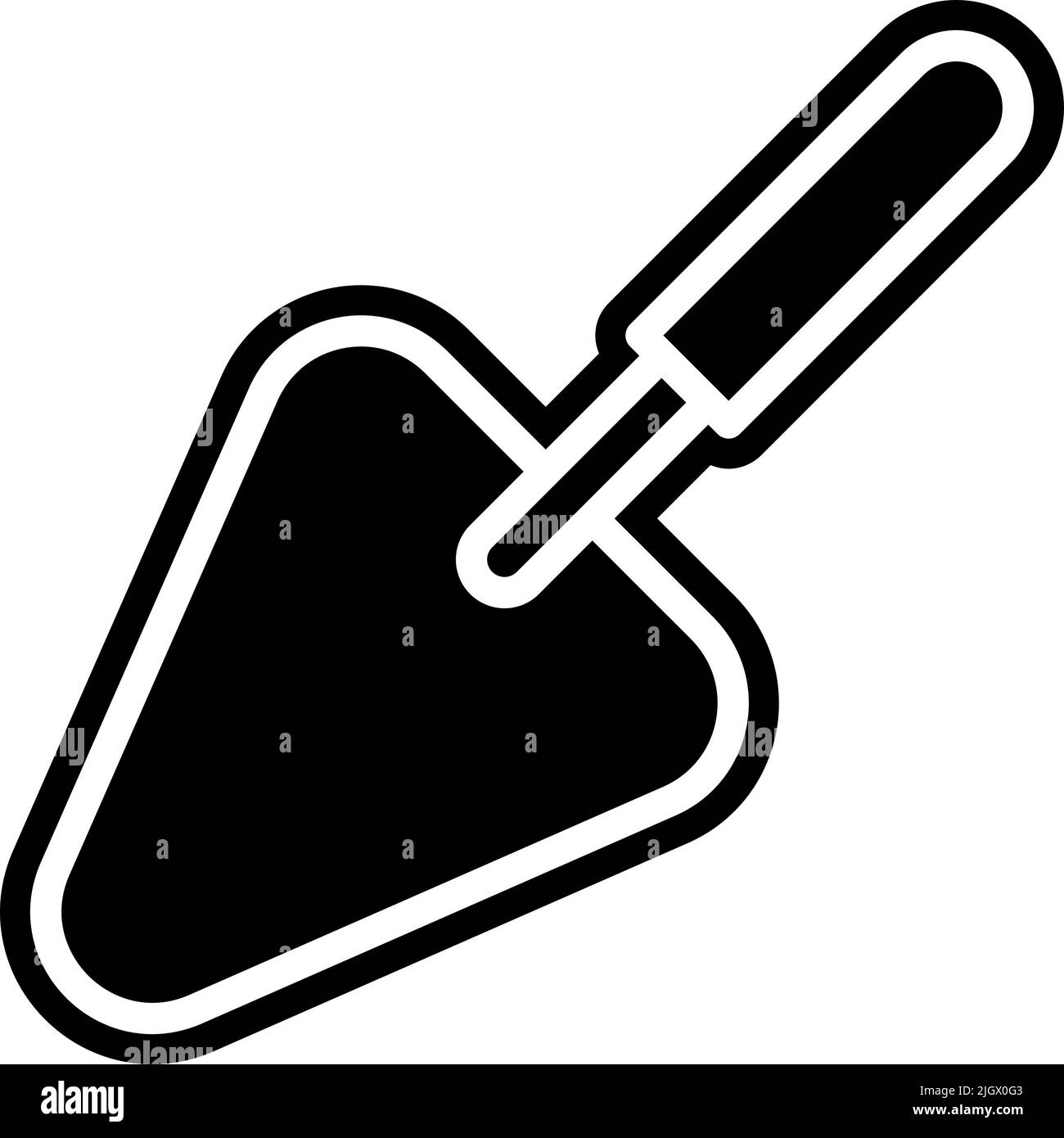 Construction tools trowel icon Stock Vector Image & Art Alamy