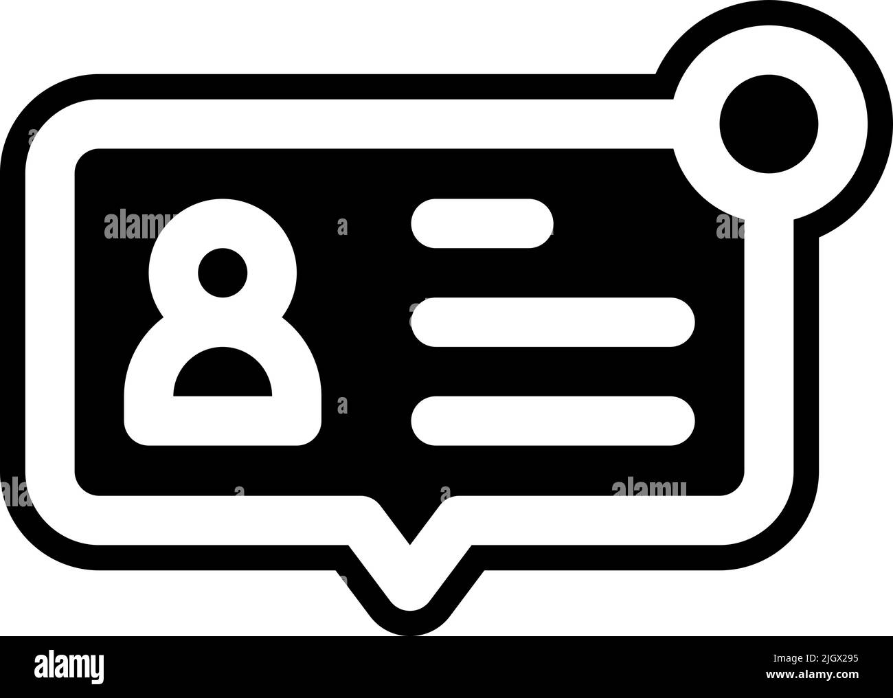 Contact us notification icon Stock Vector Image & Art - Alamy
