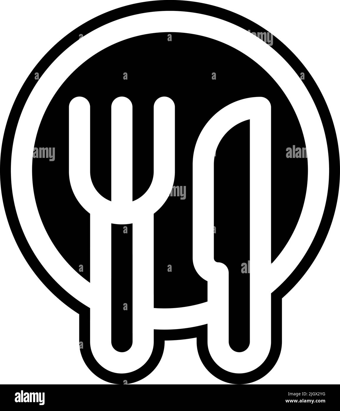 Coworking space dish icon . Stock Vector