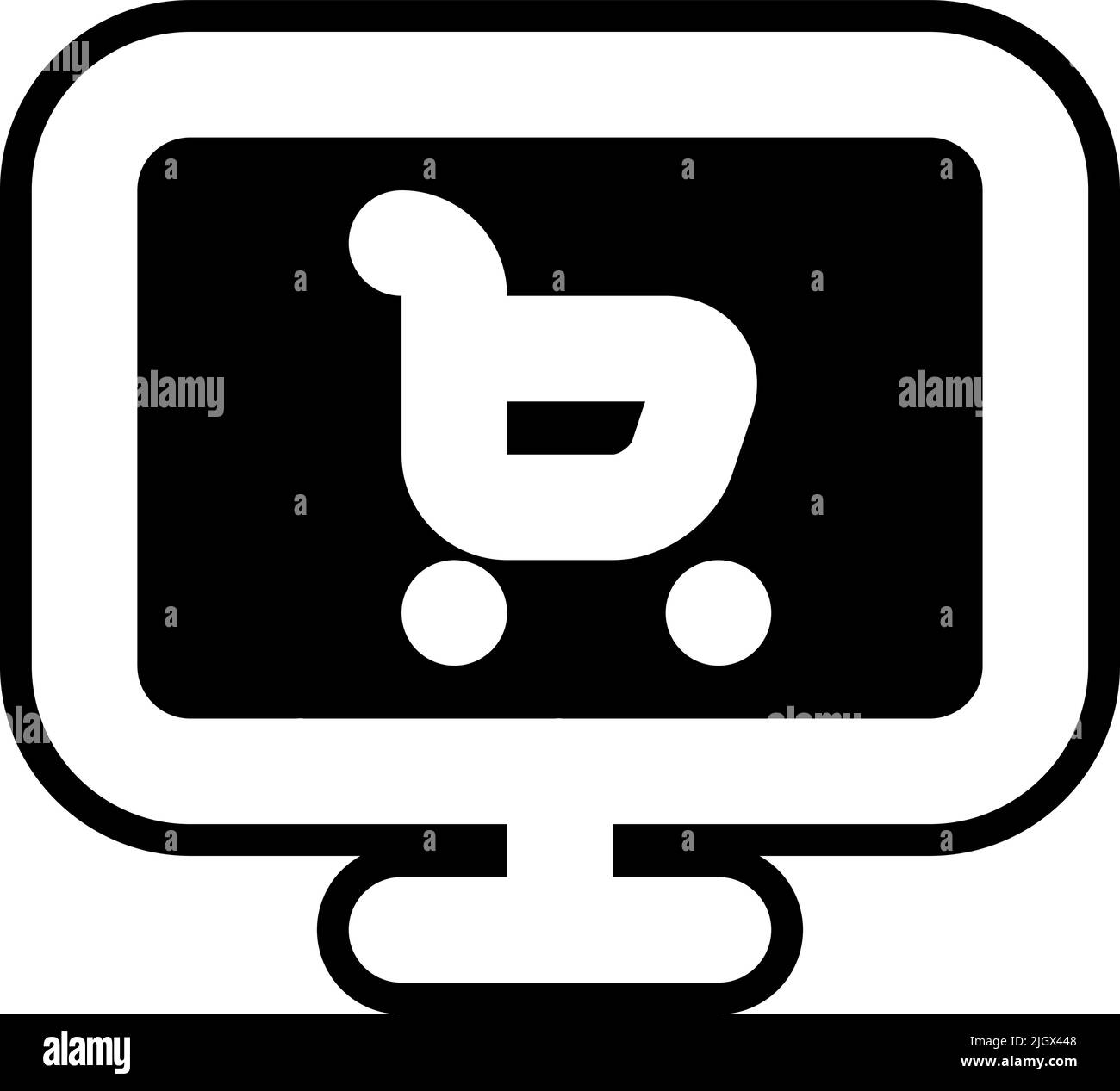 Ecommerce simple computer icon Stock Vector Image & Art - Alamy