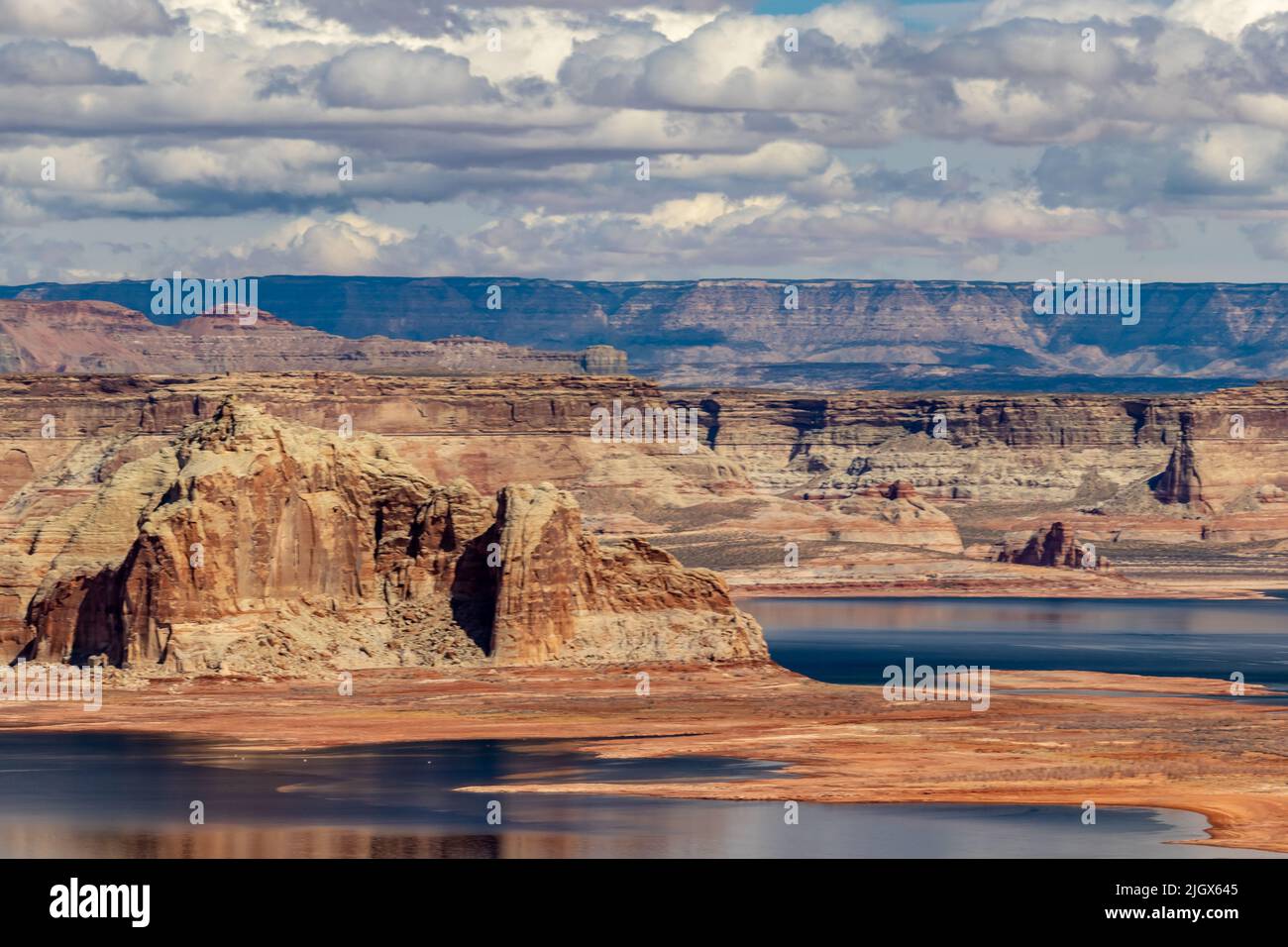 Lights And Shades Ont He River And The Hills Around The Colorado River 