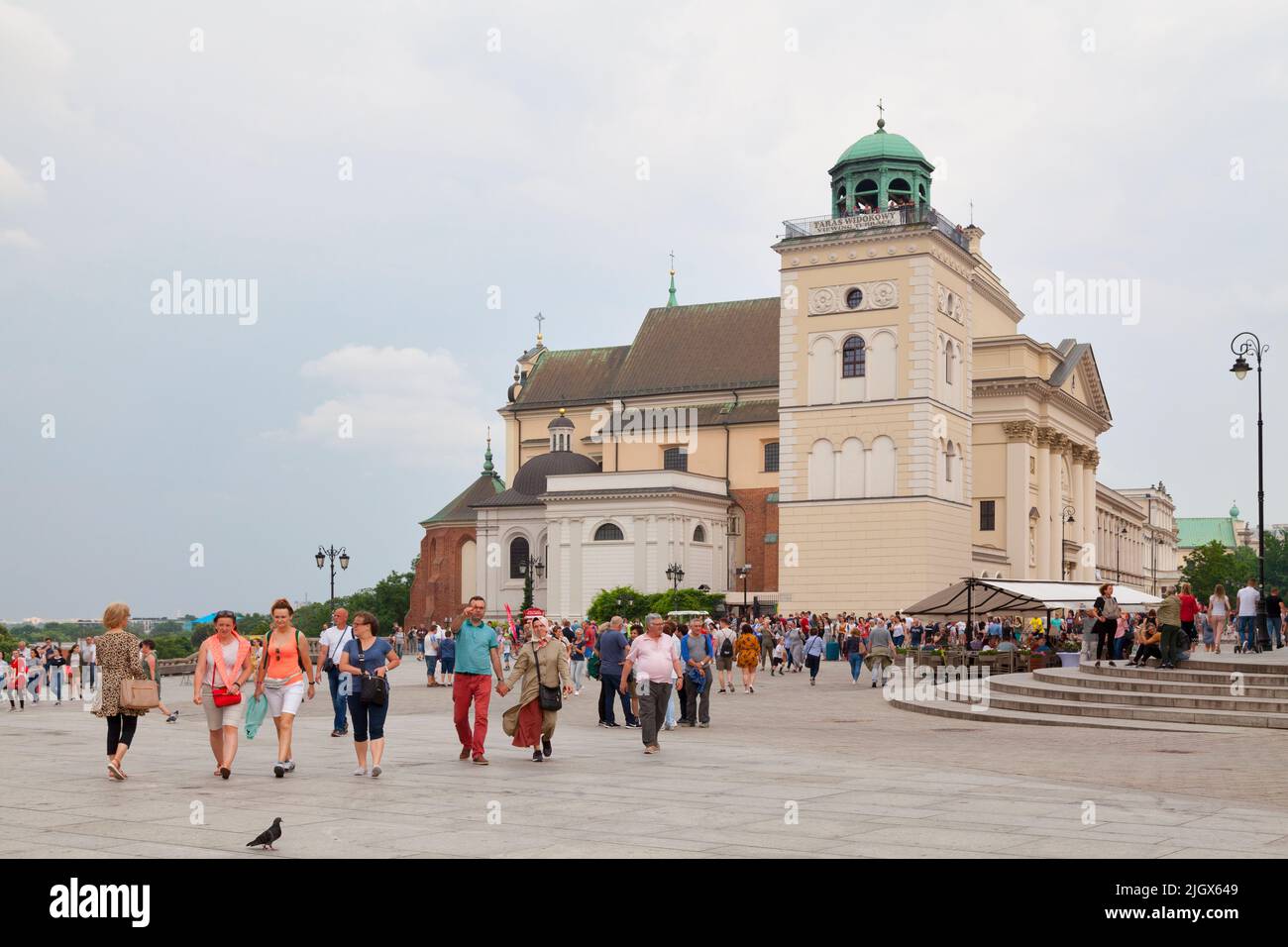 Warsaw, Poland - June 08 2019: St. Anne's Church is a church in the historic center adjacent to the Castle Square. Stock Photo